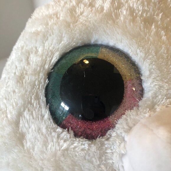 Ty Large 16" Beanie Boos Pixy Unicorn Plush Rainbow Stuffed Animal Glitter Eyes - Picture 10 of 14